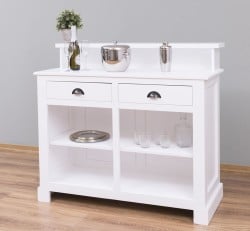 Bar cu 2 sertare, 2 compartimente deschise de la Studio Szel PS577 - Culoare_P004 - VOPSIT