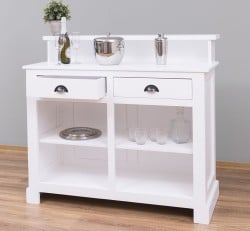 Bar cu 2 sertare, 2 compartimente deschise de la Studio Szel PS577 - Culoare_P004 - VOPSIT