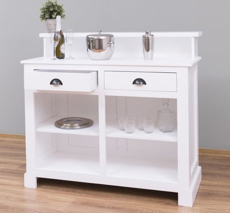 Bar cu 2 sertare, 2 compartimente deschise de la Studio Szel PS577 - Culoare_P004 - VOPSIT