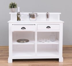 Bar cu 2 sertare, 2 compartimente deschise de la Studio Szel PS577 - Culoare_P004 - VOPSIT