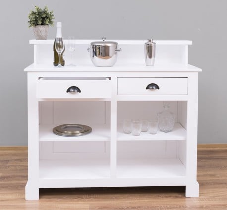 Bar cu 2 sertare, 2 compartimente deschise de la Studio Szel PS577 - Culoare_P004 - VOPSIT
