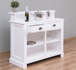 Bar cu 2 sertare, 2 compartimente deschise de la Studio Szel PS577 - Culoare_P004 - VOPSIT