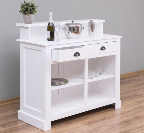 Bar cu 2 sertare, 2 compartimente deschise de la Studio Szel PS577 - Culoare_P004 - VOPSIT