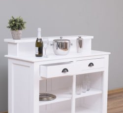 Bar cu 2 sertare, 2 compartimente deschise de la Studio Szel PS577 - Culoare_P004 - VOPSIT