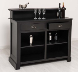 Bar cu 2 sertare, 2 compartimente deschise de la Studio Szel PS577 - Culoare_P003 - VOPSIT