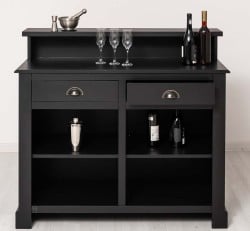 Bar cu 2 sertare, 2 compartimente deschise de la Studio Szel PS577 - Culoare_P003 - VOPSIT