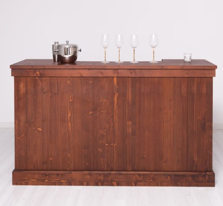 Tejghea de bar cu dungi verticale 180 cm de la Studio Szel PS696 - Culoare_P081 - LACUIT & VOPSIT