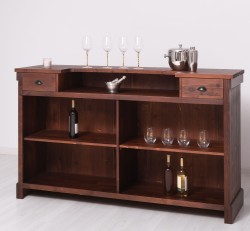 Tejghea de bar cu dungi verticale 180 cm de la Studio Szel PS696 - Culoare_P081 - LACUIT & VOPSIT