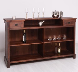 Tejghea de bar cu dungi verticale 180 cm de la Studio Szel PS696 - Culoare_P081 - LACUIT & VOPSIT
