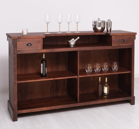 Tejghea de bar cu dungi verticale 180 cm de la Studio Szel PS696 - Culoare_P081 - LACUIT & VOPSIT