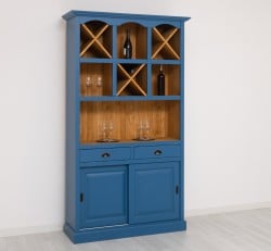 Mobilier de bar cu suport sticle-120 cm de la Studio Szel PS697 - Culoare Ext._P045 / Culoare Int._P002 - DUBLU COLOR
