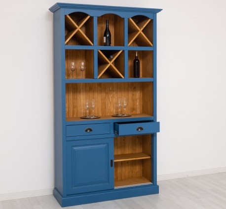 Mobilier de bar cu suport sticle-120 cm de la Studio Szel PS697 - Culoare Ext._P045 / Culoare Int._P002 - DUBLU COLOR