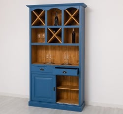 Mobilier de bar cu suport sticle-120 cm de la Studio Szel PS697 - Culoare Ext._P045 / Culoare Int._P002 - DUBLU COLOR
