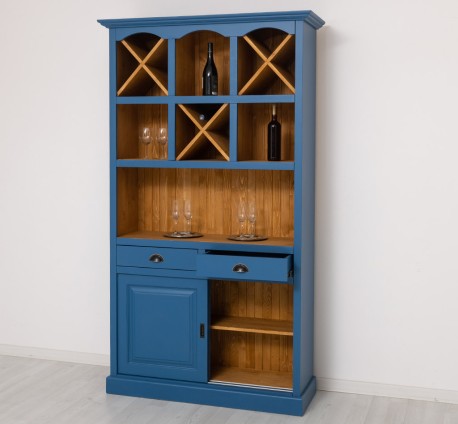 Mobilier de bar cu suport sticle-120 cm de la Studio Szel PS697 - Culoare Ext._P045 / Culoare Int._P002 - DUBLU COLOR