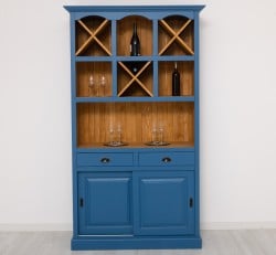 Mobilier de bar cu suport sticle-120 cm de la Studio Szel PS697 - Culoare Ext._P045 / Culoare Int._P002 - DUBLU COLOR