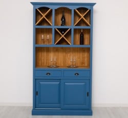 Mobilier de bar cu suport sticle-120 cm de la Studio Szel PS697 - Culoare Ext._P045 / Culoare Int._P002 - DUBLU COLOR