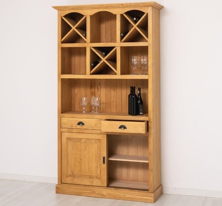 Mobilier de bar cu suport sticle-120 cm de la Studio Szel PS697 - Culoare_P002 - CERUIT