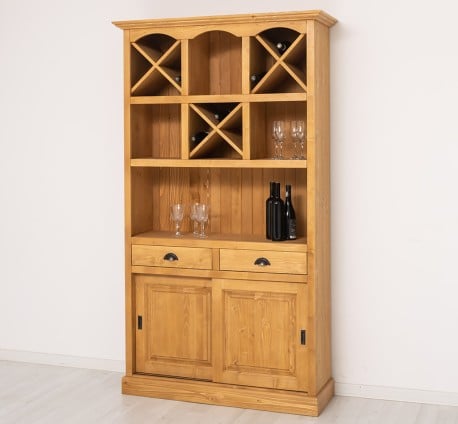Mobilier de bar cu suport sticle-120 cm de la Studio Szel PS697 - Culoare_P002 - CERUIT