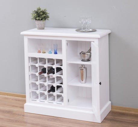 Mobilier mic pentru bar cu suport sticle de la Studio Szel PS579 - Culoare_P004 - VOPSIT