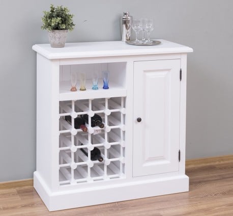 Mobilier mic pentru bar cu suport sticle de la Studio Szel PS579 - Culoare_P004 - VOPSIT