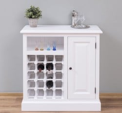 Mobilier mic pentru bar cu suport sticle de la Studio Szel PS579 - Culoare_P004 - VOPSIT