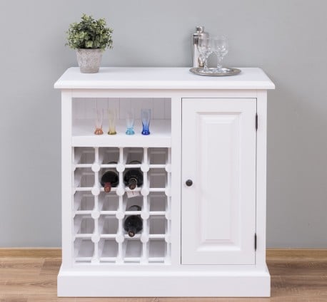 Mobilier mic pentru bar cu suport sticle de la Studio Szel PS579 - Culoare_P004 - VOPSIT