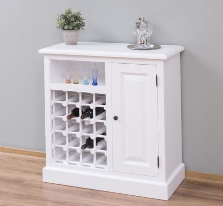 Mobilier mic pentru bar cu suport sticle de la Studio Szel PS579 - Culoare_P004 - VOPSIT