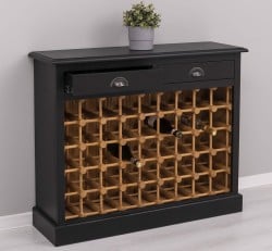 Suport sticle vin cu 2 sertare de la Studio Szel PS656 - Culoare Ext._P003 / Culoare Int._P002 - DUBLU COLOR