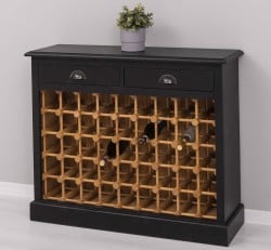 Suport sticle vin cu 2 sertare de la Studio Szel PS656 - Culoare Ext._P003 / Culoare Int._P002 - DUBLU COLOR