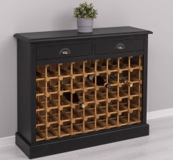 Suport sticle vin cu 2 sertare de la Studio Szel PS656 - Culoare Ext._P003 / Culoare Int._P002 - DUBLU COLOR