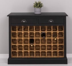 Suport sticle vin cu 2 sertare de la Studio Szel PS656 - Culoare Ext._P003 / Culoare Int._P002 - DUBLU COLOR