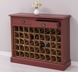 Suport sticle vin cu 2 sertare de la Studio Szel PS656 - Culoare Ext._P029 / Culoare Int._P001 - DUBLU COLOR