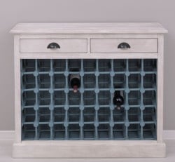 Suport sticle vin cu 2 sertare de la Studio Szel PS656 - Culoare Ext._P080 / Culoare Int._P008 - DUBLU COLOR