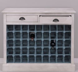 Suport sticle vin cu 2 sertare de la Studio Szel PS656 - Culoare Ext._P080 / Culoare Int._P008 - DUBLU COLOR