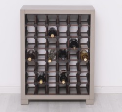 Suport pentru 42 sticle de vin de la Studio Szel PS735 - Culoare Ext._P030 / Culoare Int._P081 - DUBLU COLOR