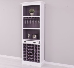 Mobila bar cu suport sticle de la Studio Szel PS262 - Culoare Ext._P004 / Culoare Int._P041 - DUBLU COLOR