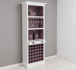 Mobila bar cu suport sticle de la Studio Szel PS262 - Culoare Ext._P004 / Culoare Int._P041 - DUBLU COLOR