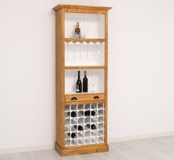 Mobila bar cu suport sticle de la Studio Szel PS262 - Culoare Ext._P002 / Culoare Int._P004 - DUBLU COLOR