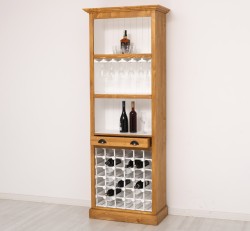 Mobila bar cu suport sticle de la Studio Szel PS262 - Culoare Ext._P002 / Culoare Int._P004 - DUBLU COLOR