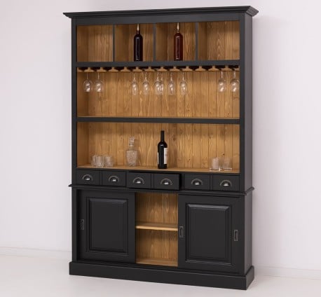 Mobila bar cu 3 usi de la Studio Szel PS364 - Culoare Ext._P003 /  Culoare Int._P002 - DUBLU COLOR