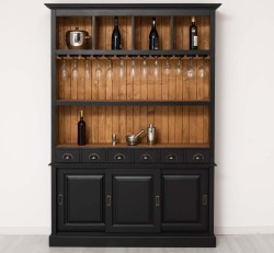 Mobila bar cu 3 usi de la Studio Szel PS364 - Culoare Ext._P003 / Culoare Int._P001 - DUBLU COLOR
