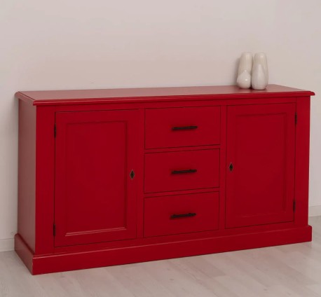 Bufet cu 2 usi, 3 sertare, BAS de la Studio Szel PS370BAS - Culoare_P047 - VOPSIT