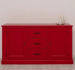 Bufet cu 2 usi, 3 sertare, BAS de la Studio Szel PS370BAS - Culoare_P047 - VOPSIT