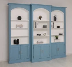 Set Biblioteca Arcada de la Studio Szel PS805 + 2XPS084 - Culoare Ext._P053 / Culoare Int._P004 -  DUBLU COLOR