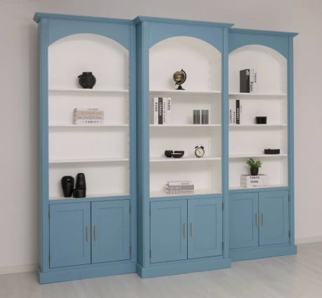 Set Biblioteca Arcada de la Studio Szel PS805 + 2XPS084 - Culoare Ext._P053 / Culoare Int._P004 -  DUBLU COLOR
