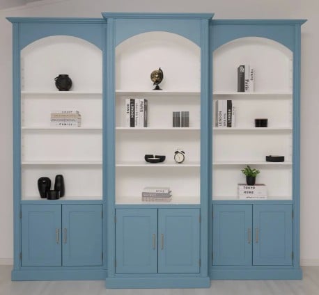 Set Biblioteca Arcada de la Studio Szel PS805 + 2XPS084 - Culoare Ext._P053 / Culoare Int._P004 -  DUBLU COLOR