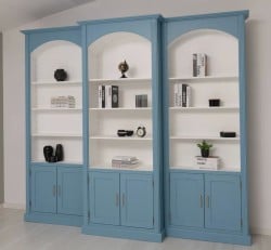 Set Biblioteca Arcada de la Studio Szel PS805 + 2XPS084 - Culoare Ext._P053 / Culoare Int._P004 -  DUBLU COLOR