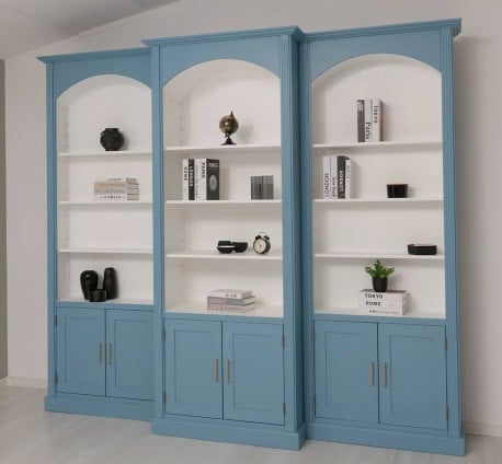 Set Biblioteca Arcada de la Studio Szel PS805 + 2XPS084 - Culoare Ext._P053 / Culoare Int._P004 -  DUBLU COLOR