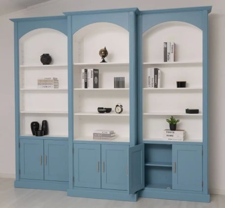 Set Biblioteca Arcada de la Studio Szel PS805 + 2XPS084 - Culoare Ext._P053 / Culoare Int._P004 -  DUBLU COLOR