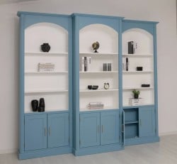 Set Biblioteca Arcada de la Studio Szel PS805 + 2XPS084 - Culoare Ext._P053 / Culoare Int._P004 -  DUBLU COLOR
